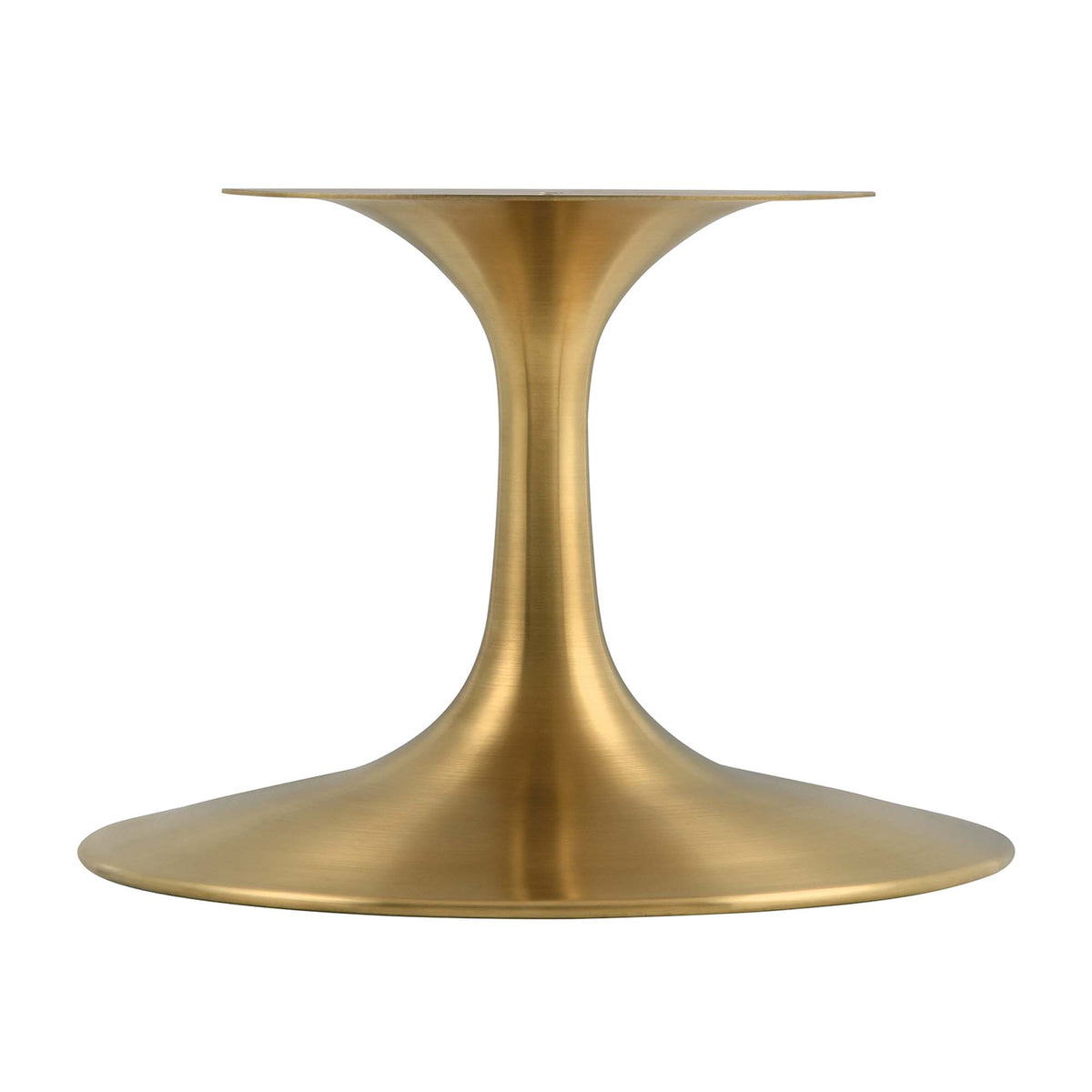 Lippa 36" Round Faux Travertine Coffee Table - Gold Travertine
