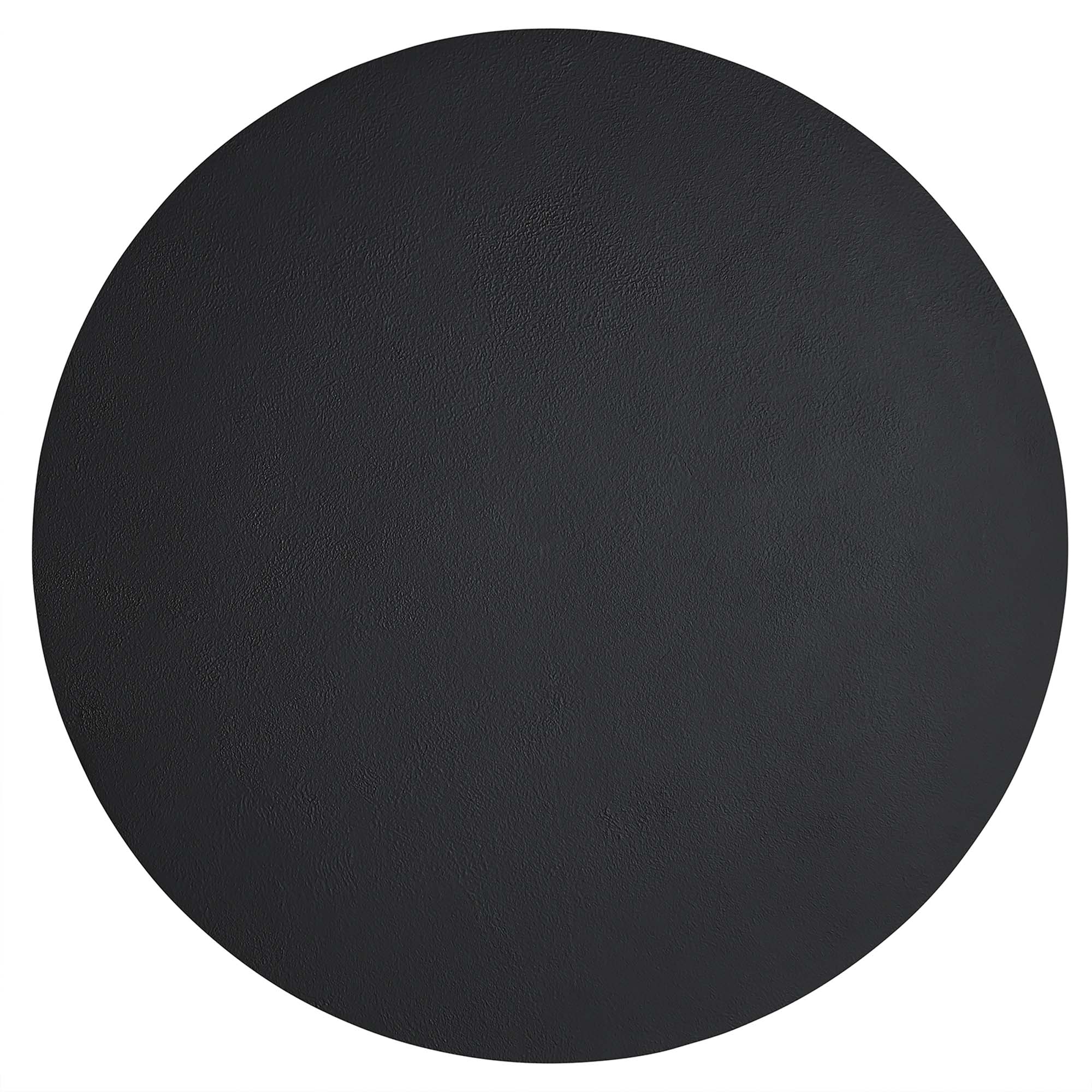 Caspian Round Concrete Coffee Table - Black