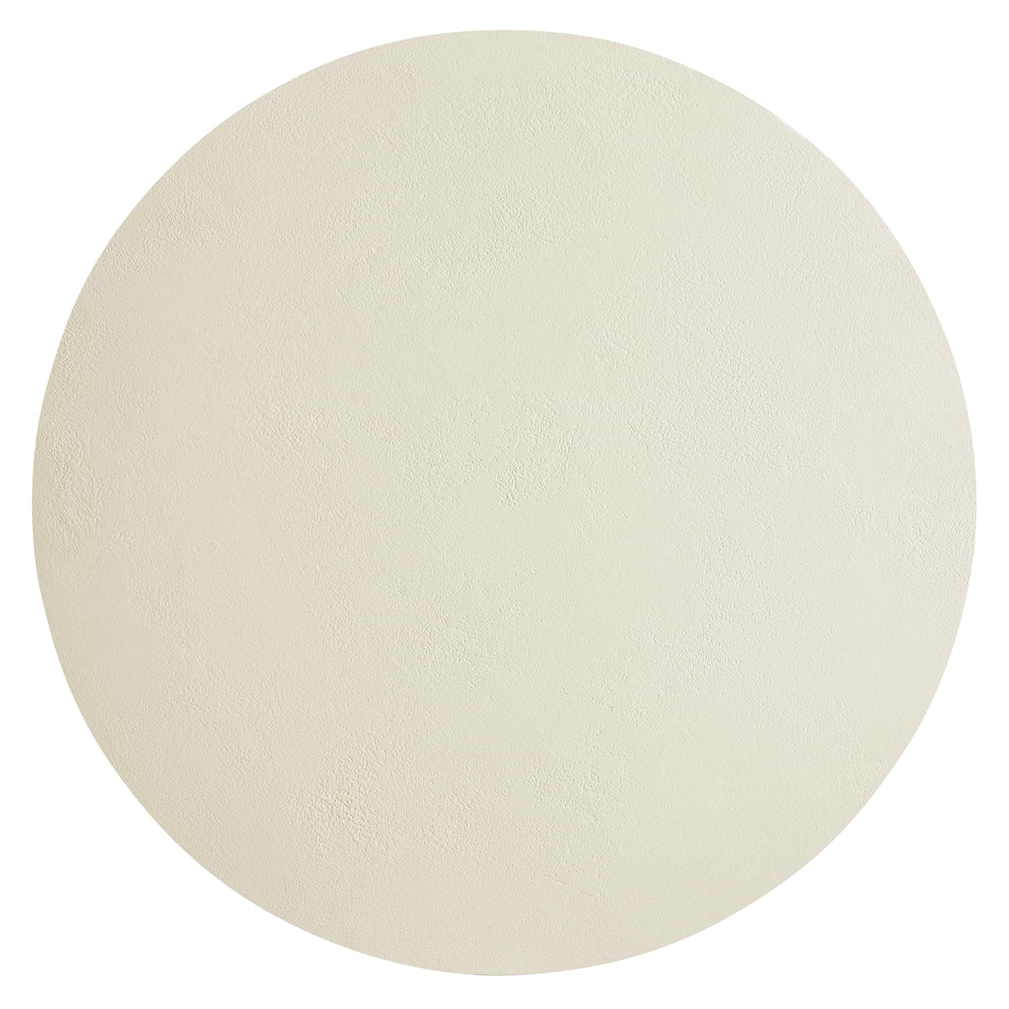 Caspian Round Concrete Coffee Table - White