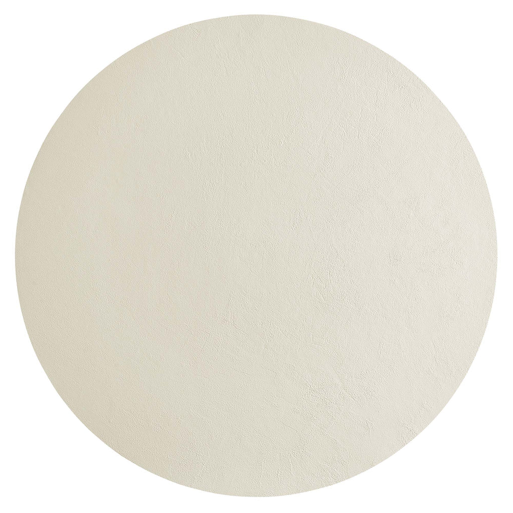 Caspian 40" Round Concrete Dining Table - White