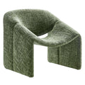 Vivi Chenille Upholstered Accent Chair - Basil
