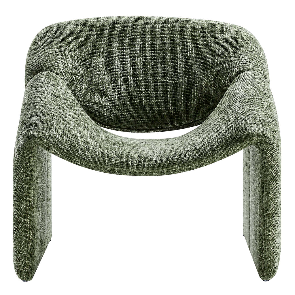 Vivi Chenille Upholstered Accent Chair - Basil