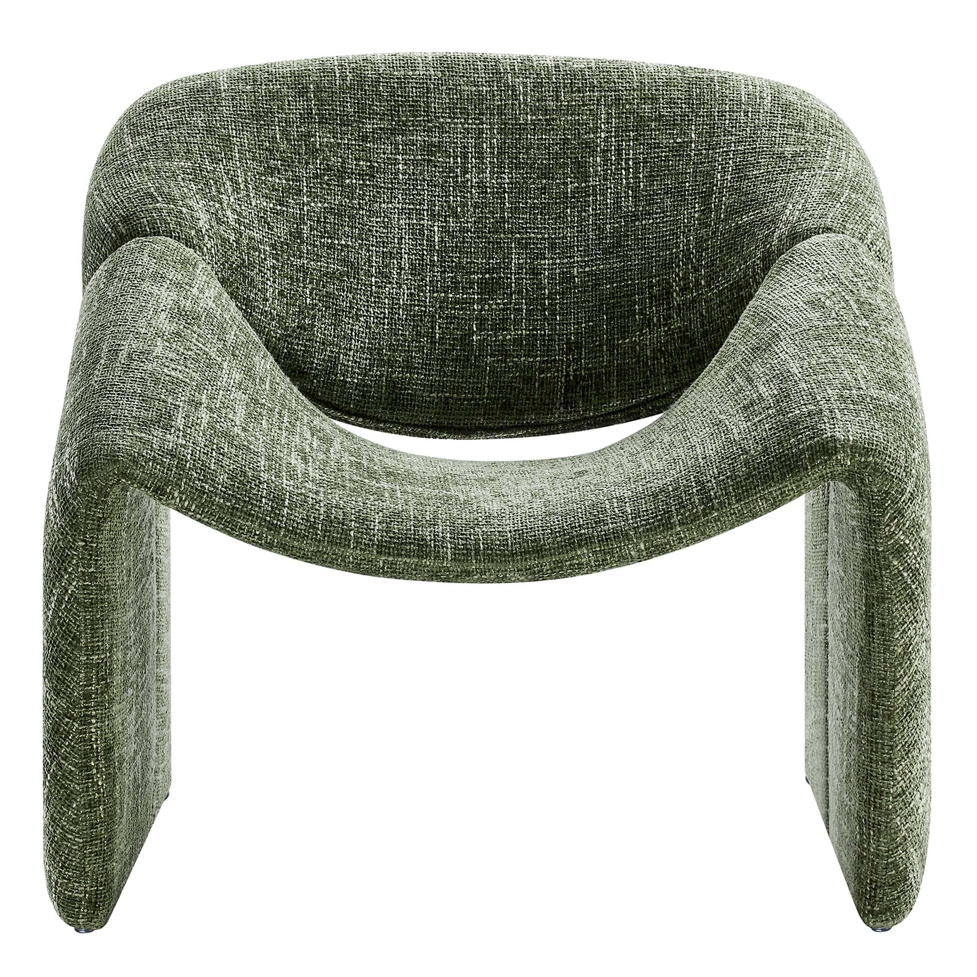 Vivi Chenille Upholstered Accent Chair - Basil