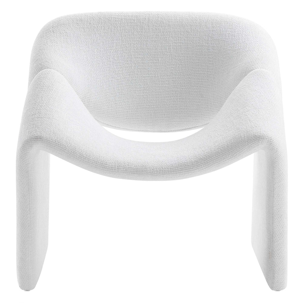 Vivi Chenille Upholstered Accent Chair - Frost