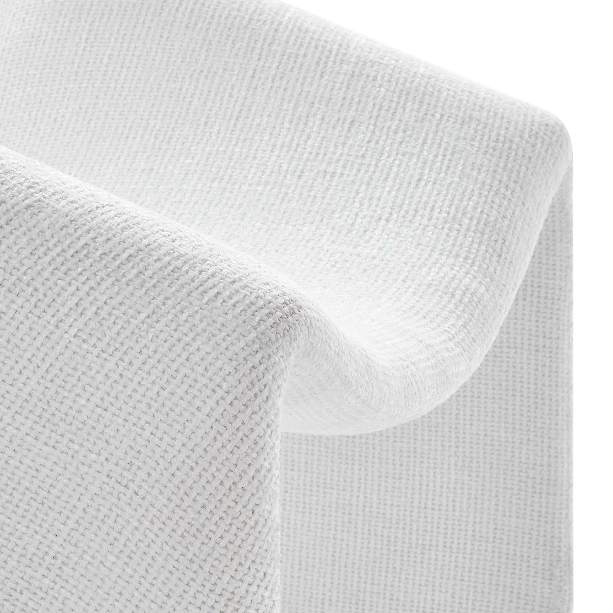 Vivi Chenille Upholstered Accent Chair - Frost