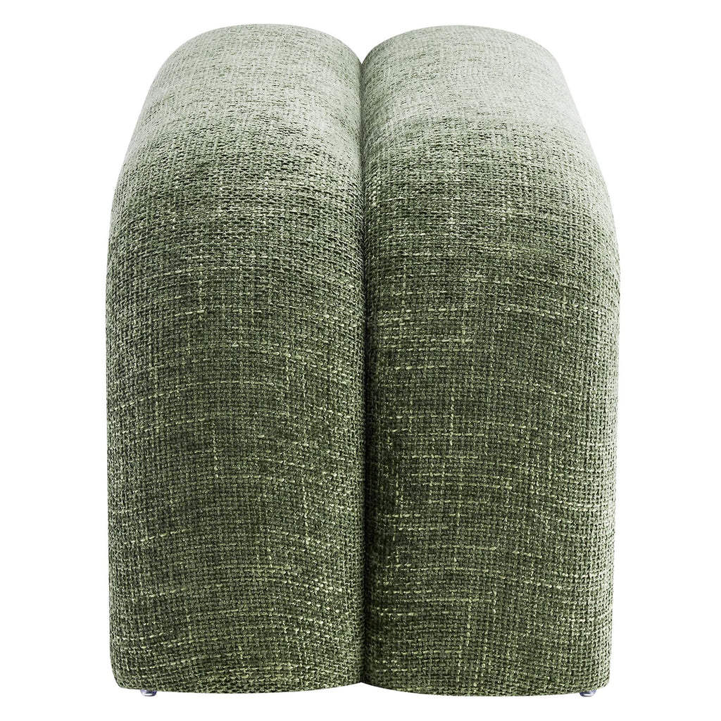Dax 50.5" Chenille Upholstered Accent Bench - Basil