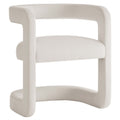 Winslow Performance Velvet Barrel Accent Chair - Alabaster