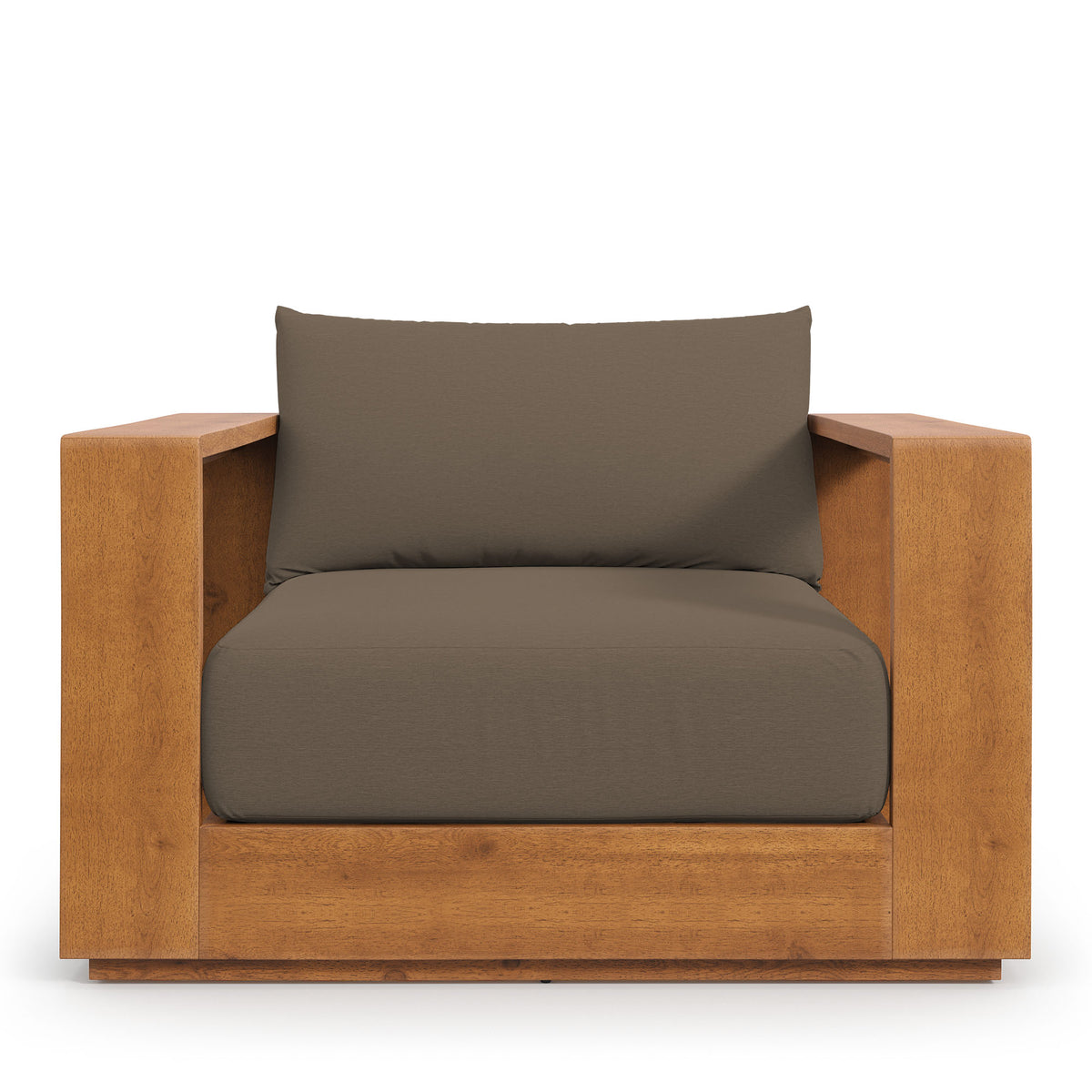 Tahoe Outdoor Patio Acacia Wood Chair - Natural Cocoa