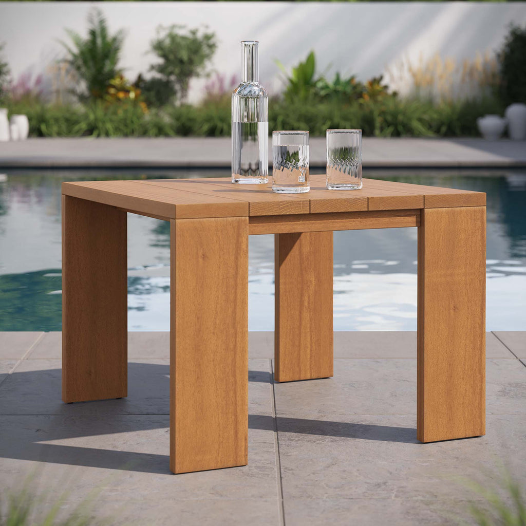 Tahoe 3-Piece Outdoor Patio Acacia Wood Furniture Set - Natural Cocoa