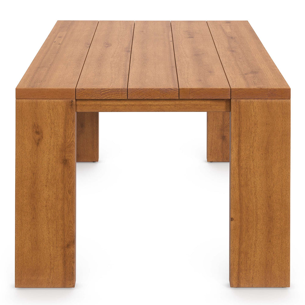 Tahoe 5-Piece Outdoor Patio Acacia Wood Furniture Set - Natural Cocoa