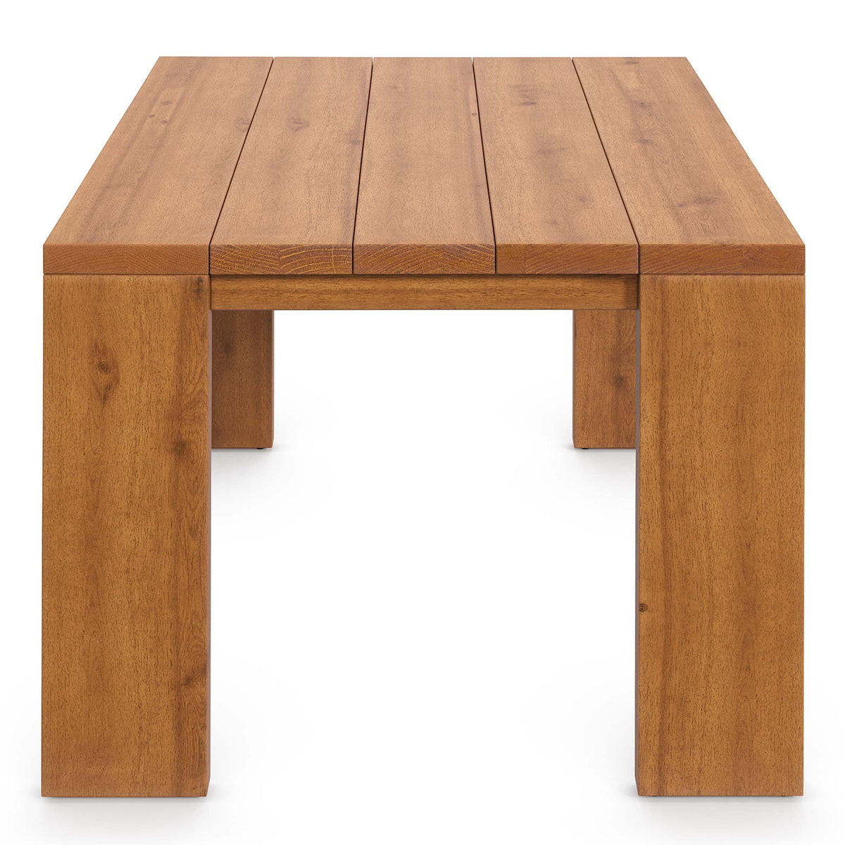 Tahoe 3-Piece Outdoor Patio Acacia Wood Furniture Set - Natural Light Gray