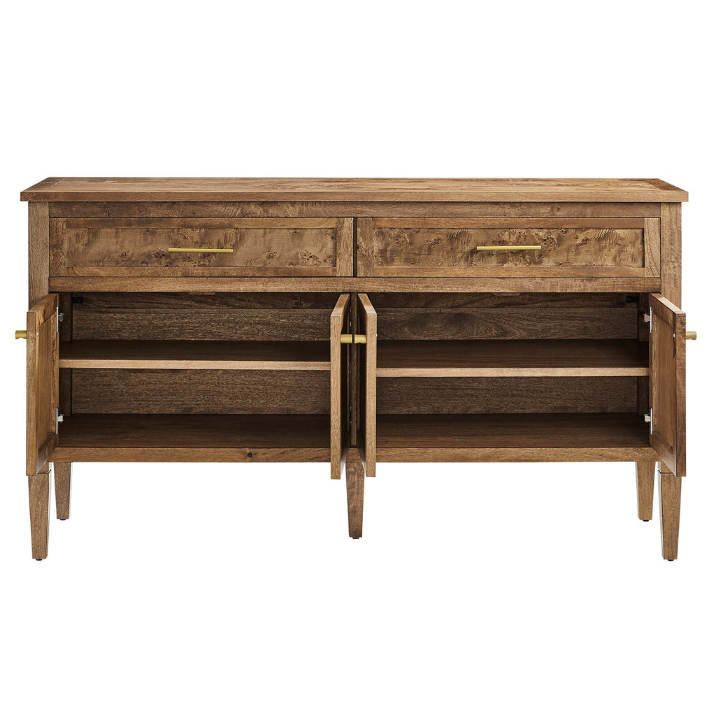 Elysian 62" Wood Sideboard - Brown