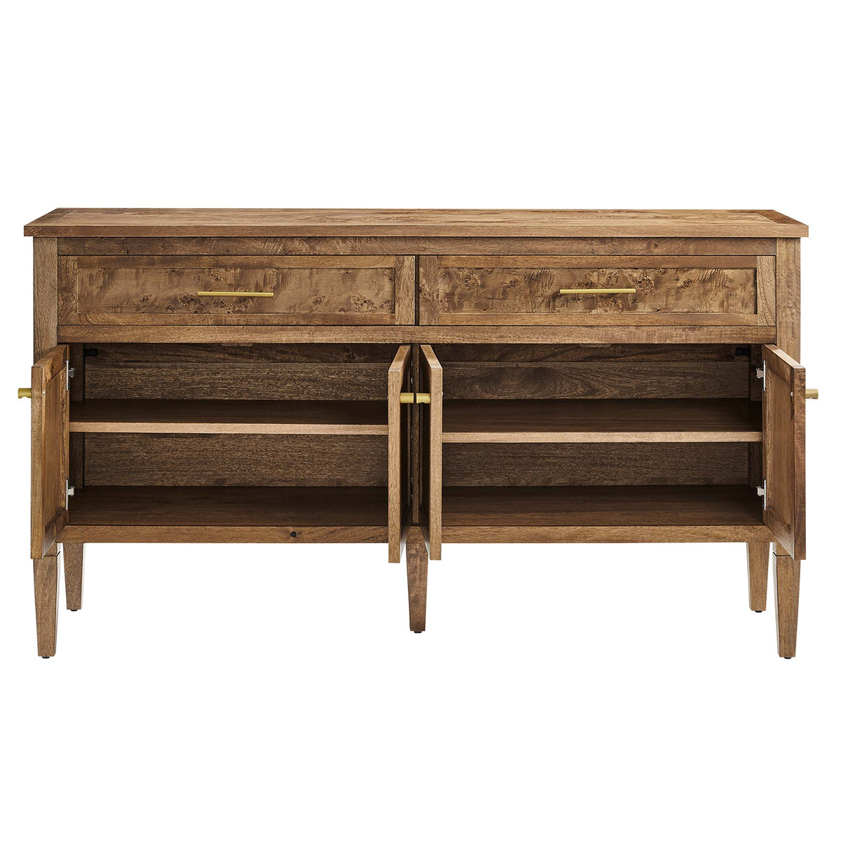 Elysian 62" Wood Sideboard - Brown