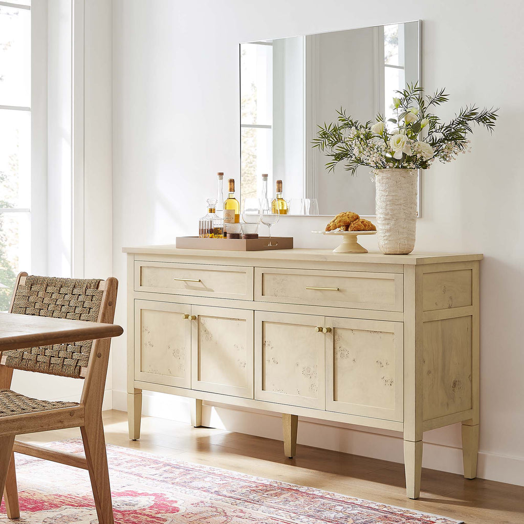 Elysian 62" Wood Sideboard - Bleached Burl