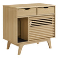 Render Cat Cabinet - Oak