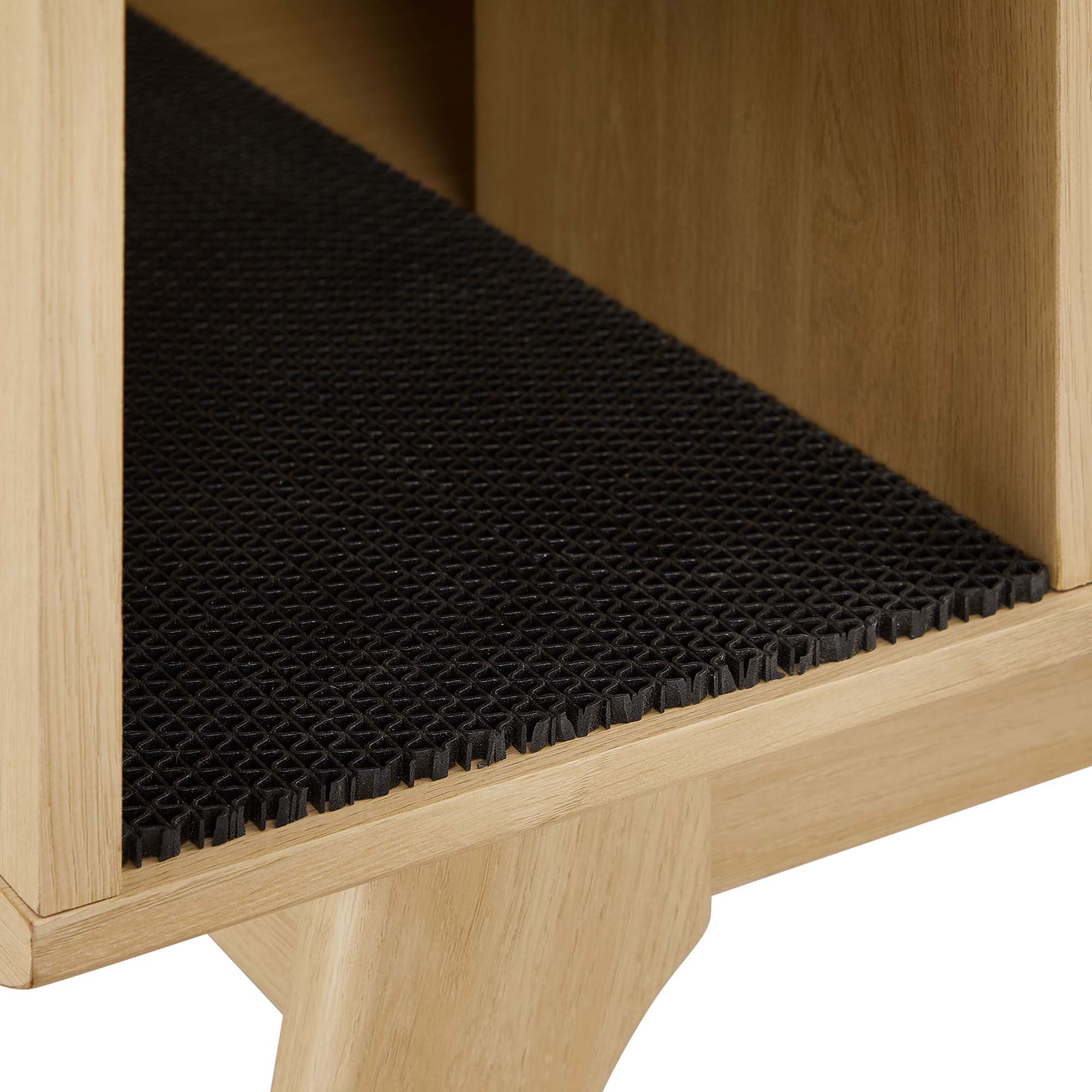 Render Cat Cabinet - Oak