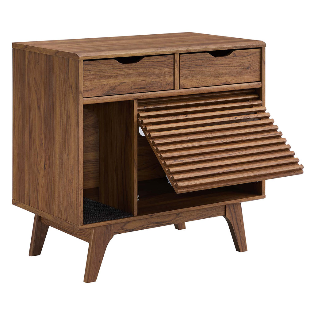 Render Cat Cabinet - Walnut