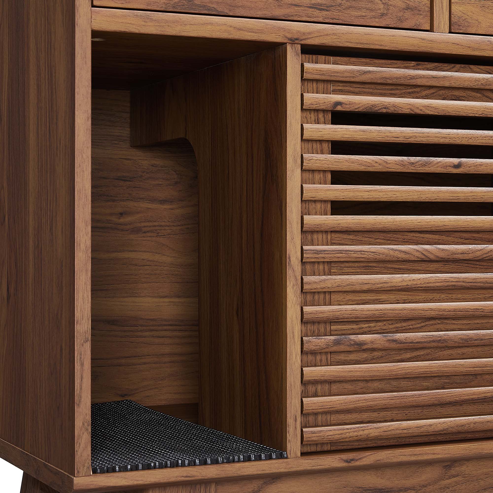 Render Cat Cabinet - Walnut