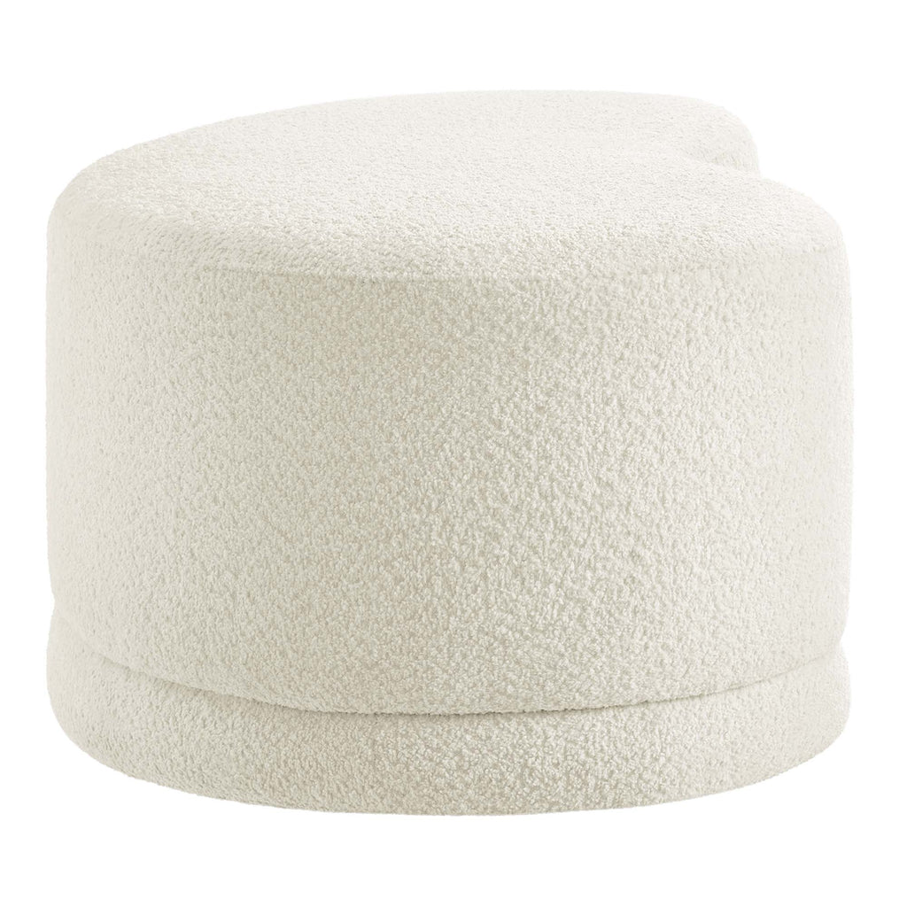 Nimbus 48" Upholstered Ottoman Bench - Cream