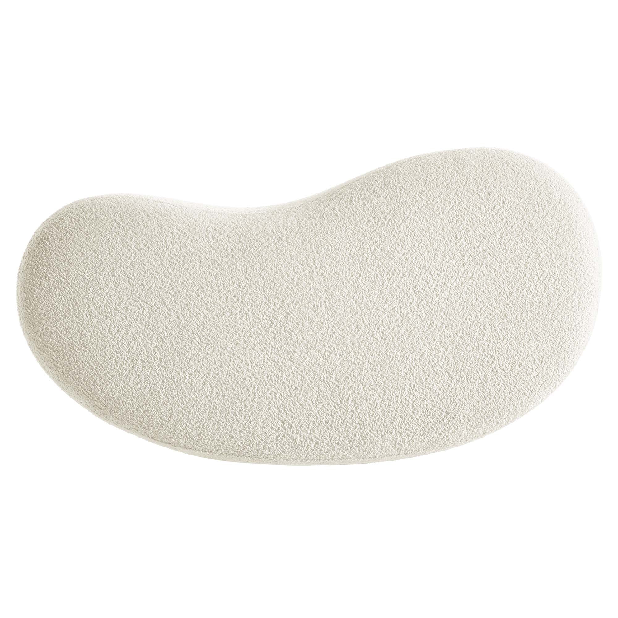 Nimbus 48" Upholstered Ottoman Bench - Cream