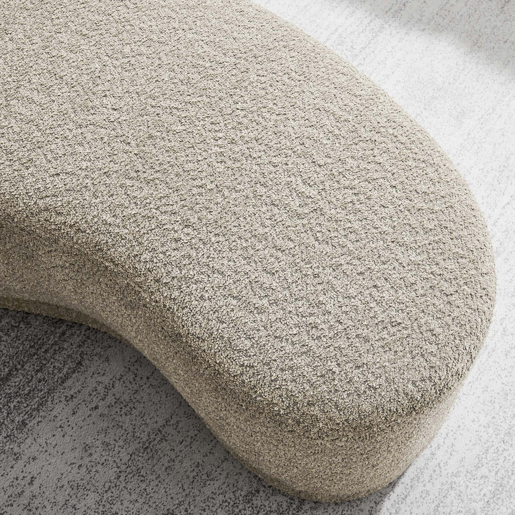 Nimbus 48" Upholstered Ottoman Bench - Oat
