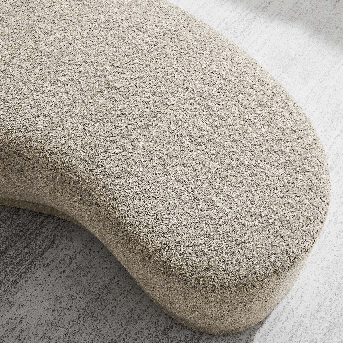 Nimbus 48" Upholstered Ottoman Bench - Oat