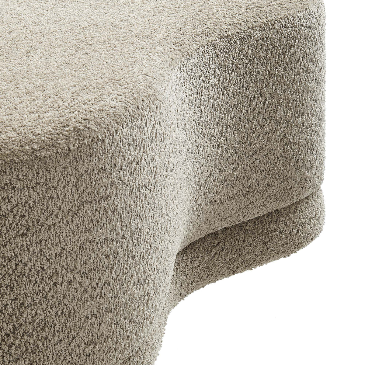 Nimbus 48" Upholstered Ottoman Bench - Oat