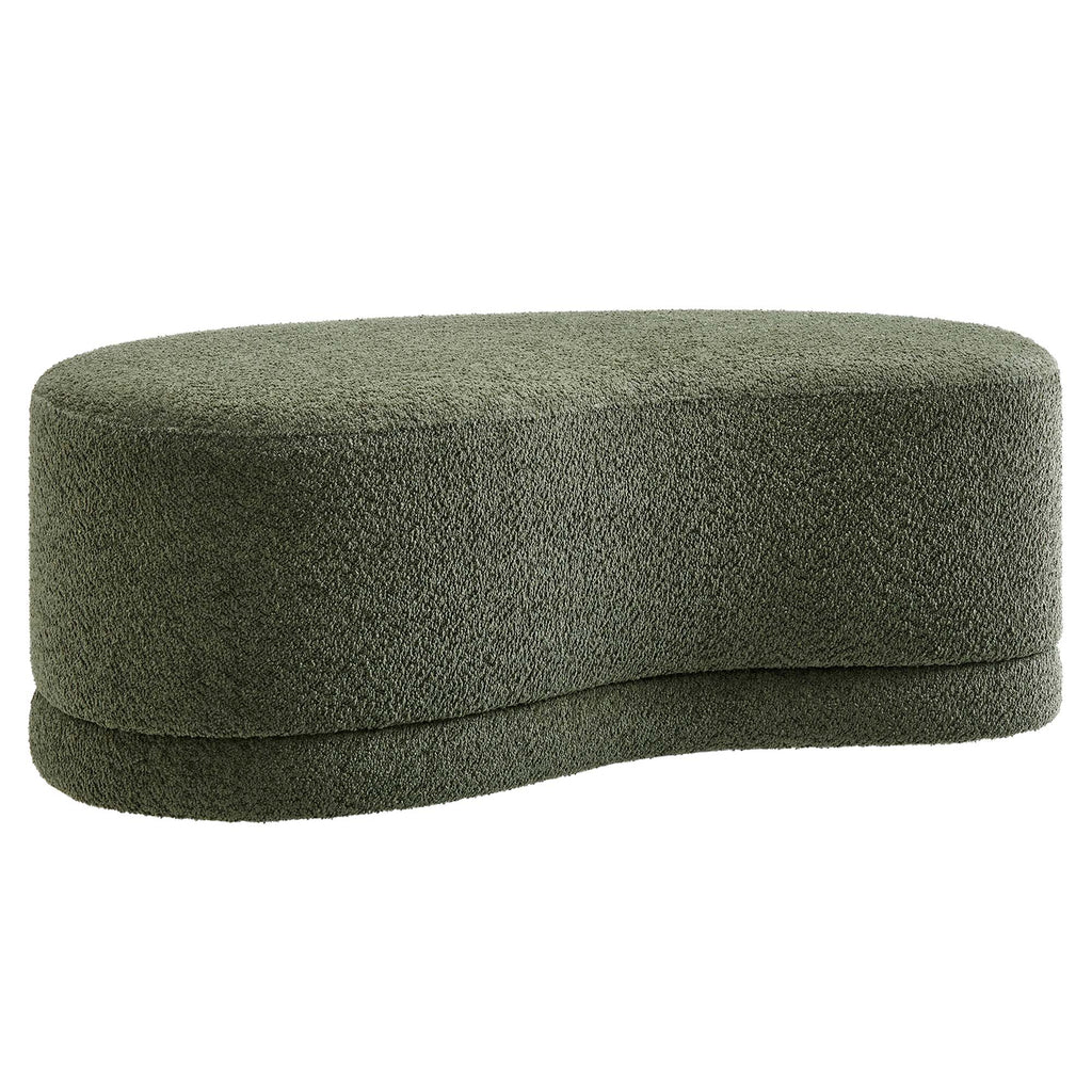 Nimbus 48" Upholstered Ottoman Bench - Sage