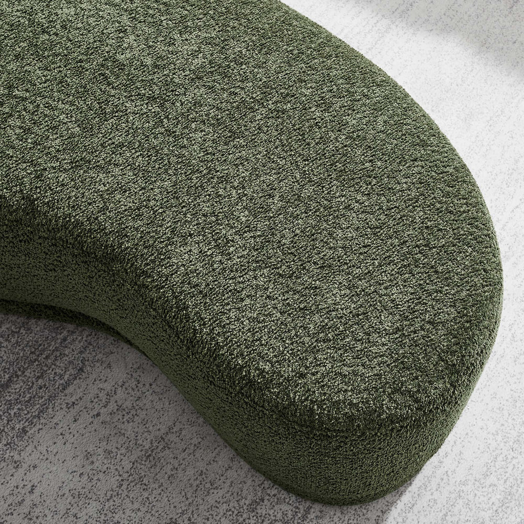 Nimbus 48" Upholstered Ottoman Bench - Sage