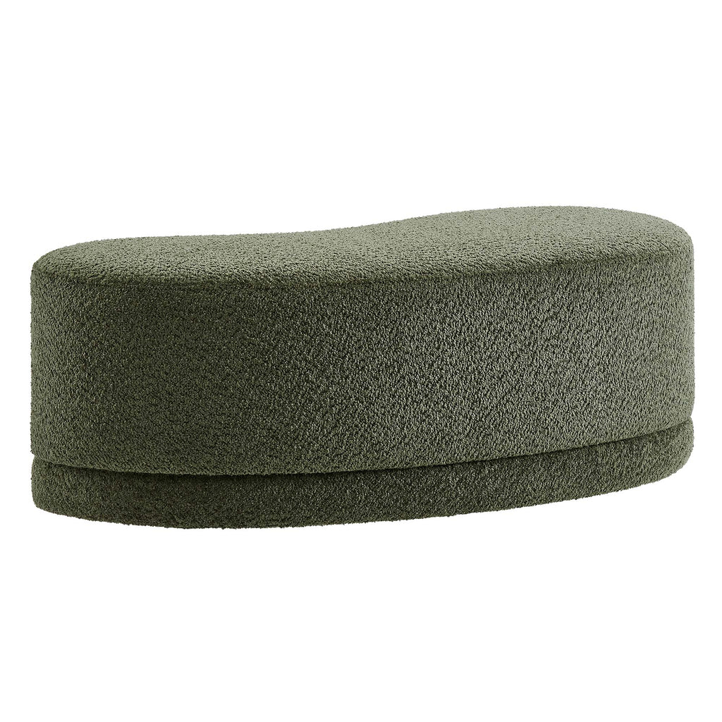 Nimbus 48" Upholstered Ottoman Bench - Sage