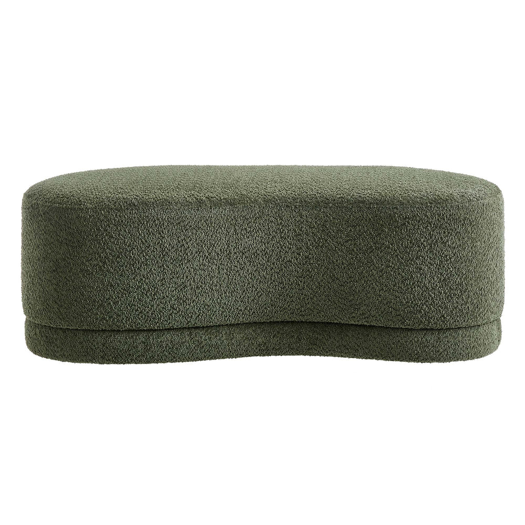 Nimbus 48" Upholstered Ottoman Bench - Sage