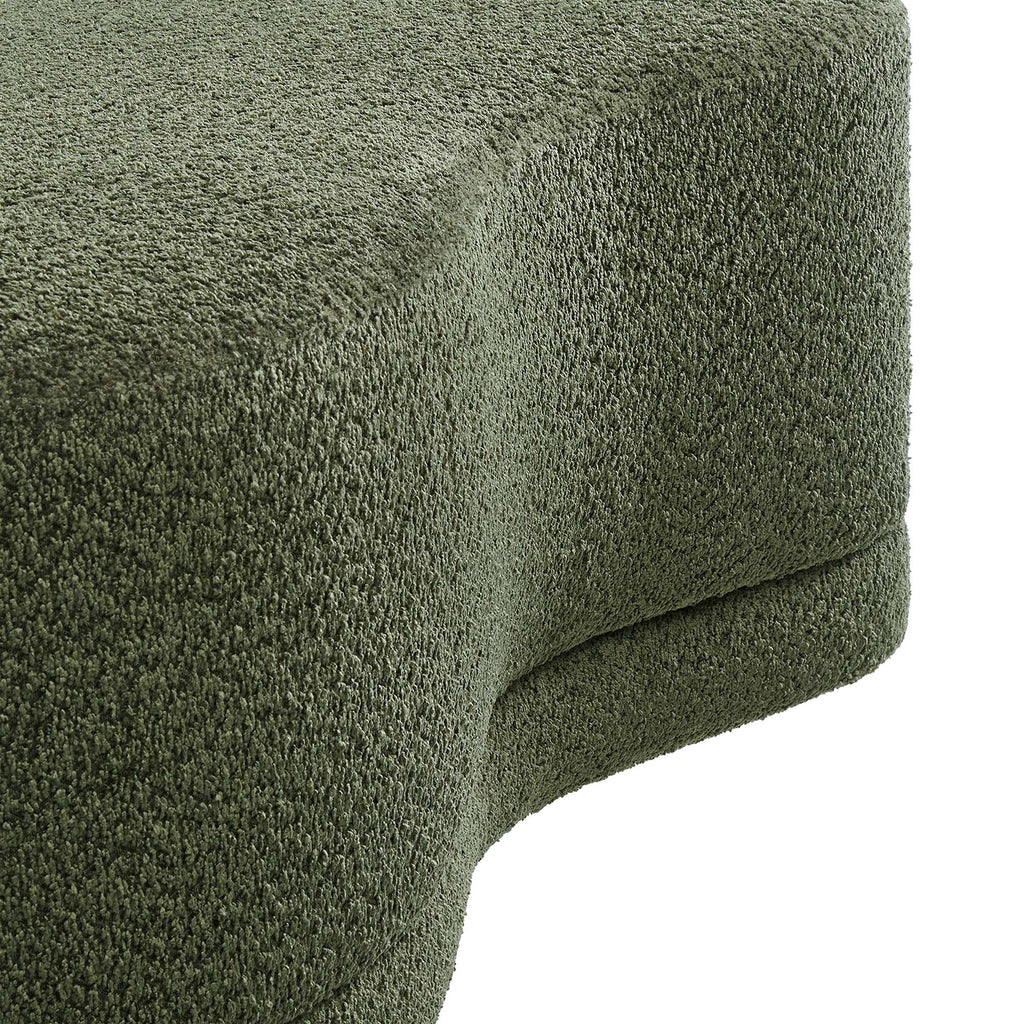 Nimbus 48" Upholstered Ottoman Bench - Sage