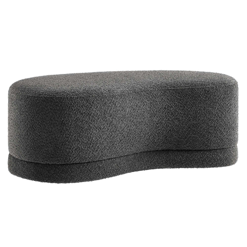 Nimbus 48" Upholstered Ottoman Bench - Cast Slate