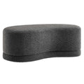 Nimbus 48" Upholstered Ottoman Bench - Cast Slate