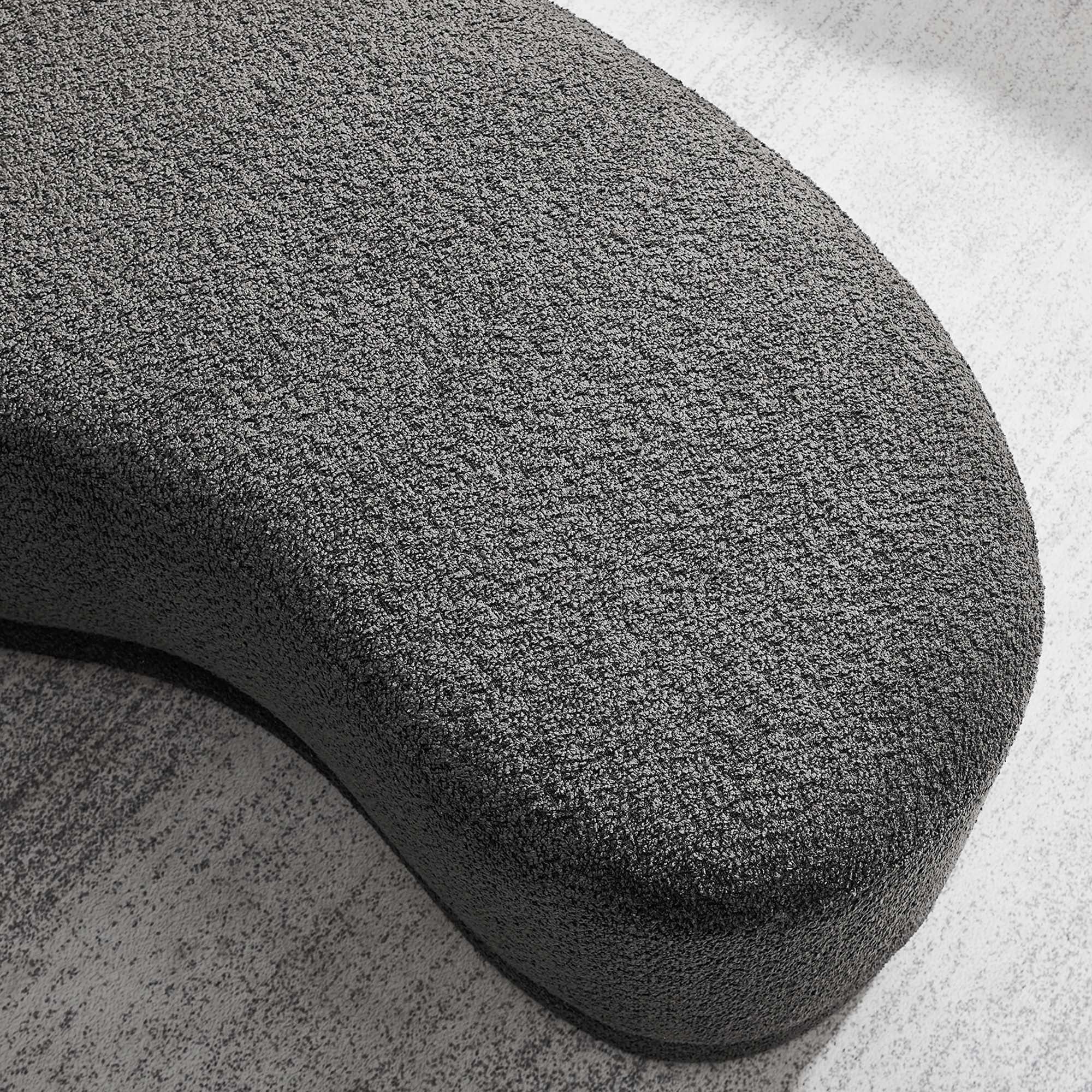 Nimbus 48" Upholstered Ottoman Bench - Cast Slate