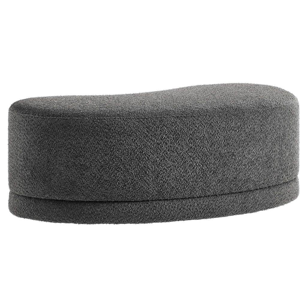 Nimbus 48" Upholstered Ottoman Bench - Cast Slate