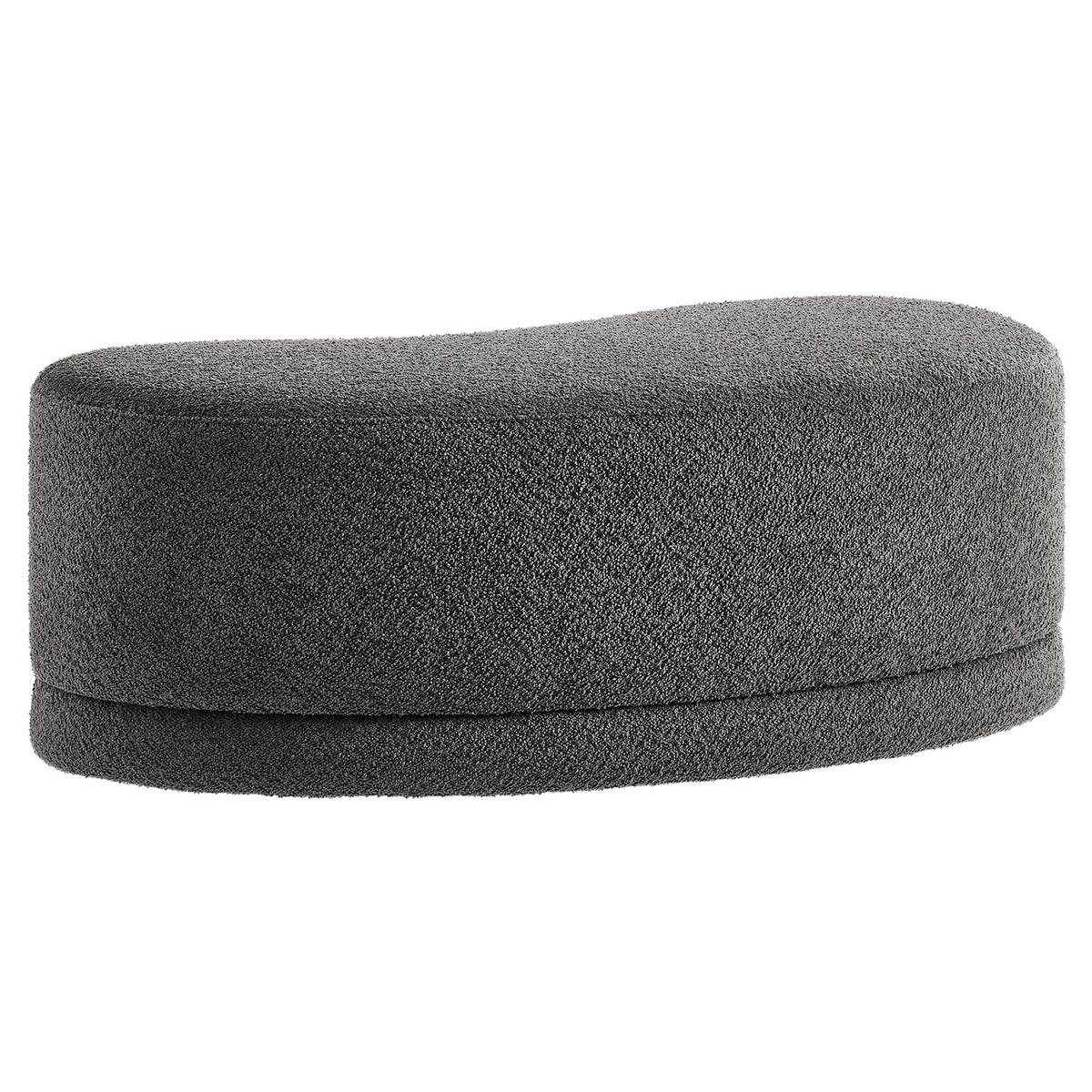 Nimbus 48" Upholstered Ottoman Bench - Cast Slate