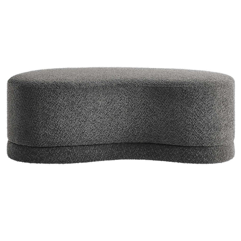 Nimbus 48" Upholstered Ottoman Bench - Cast Slate