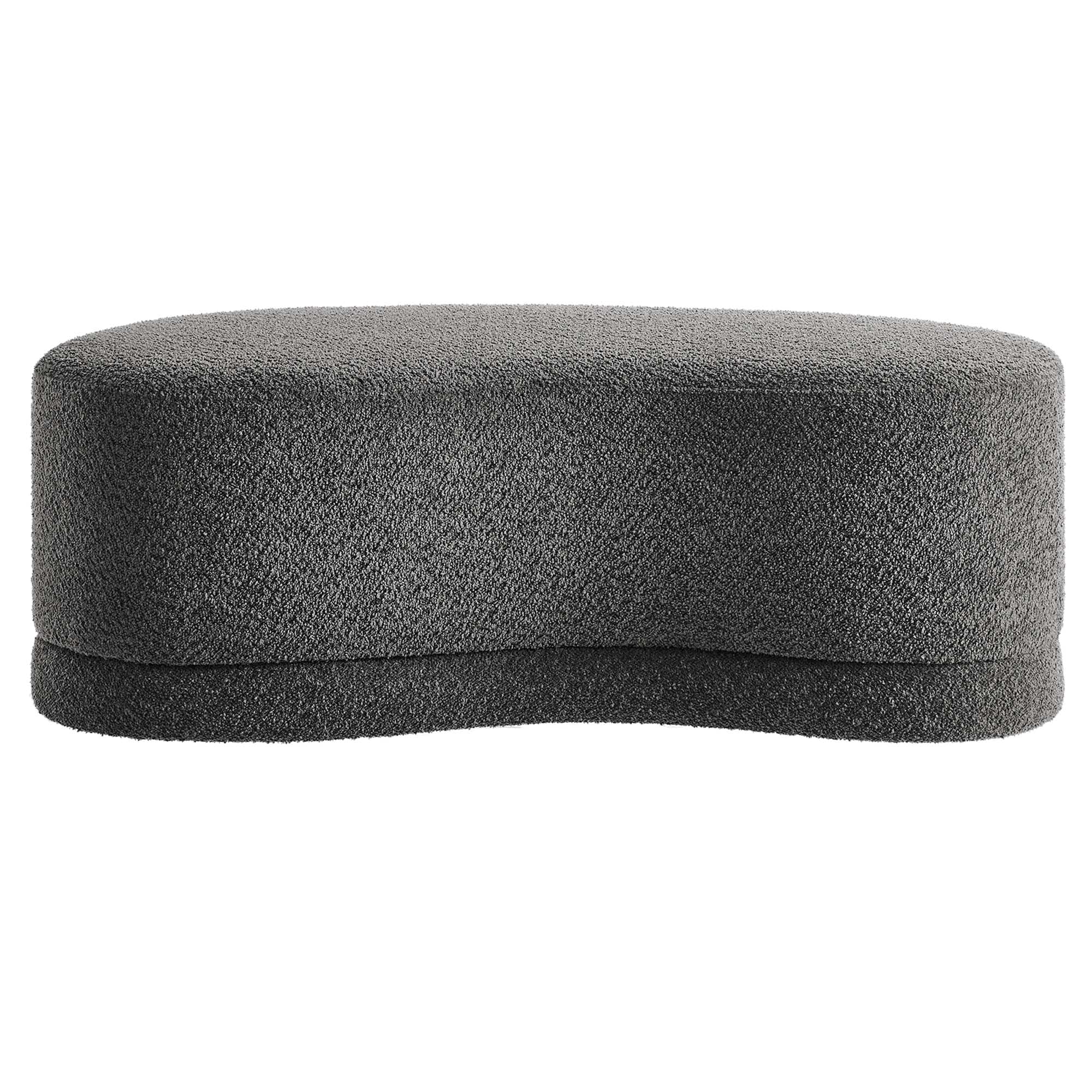 Nimbus 48" Upholstered Ottoman Bench - Cast Slate