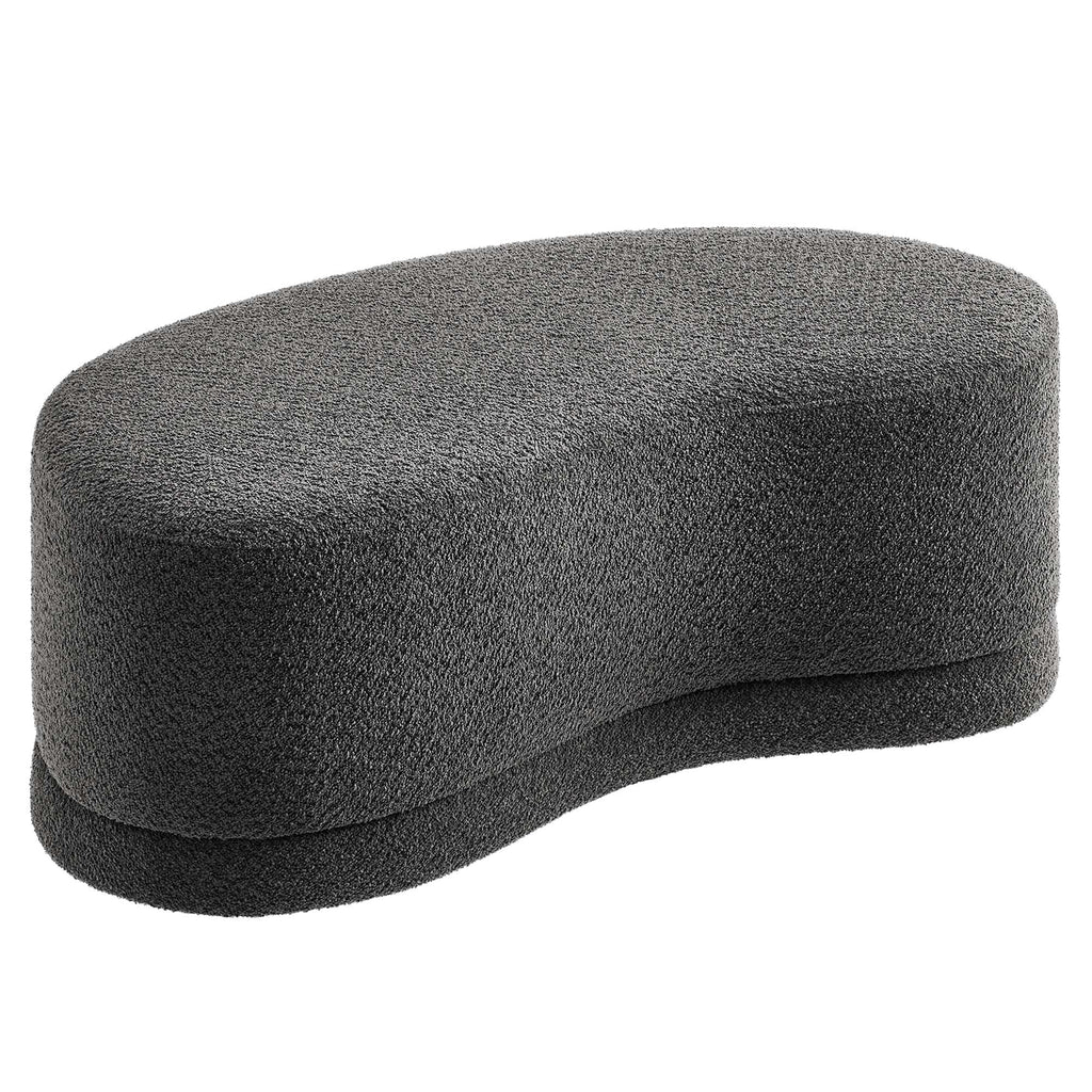 Nimbus 48" Upholstered Ottoman Bench - Cast Slate