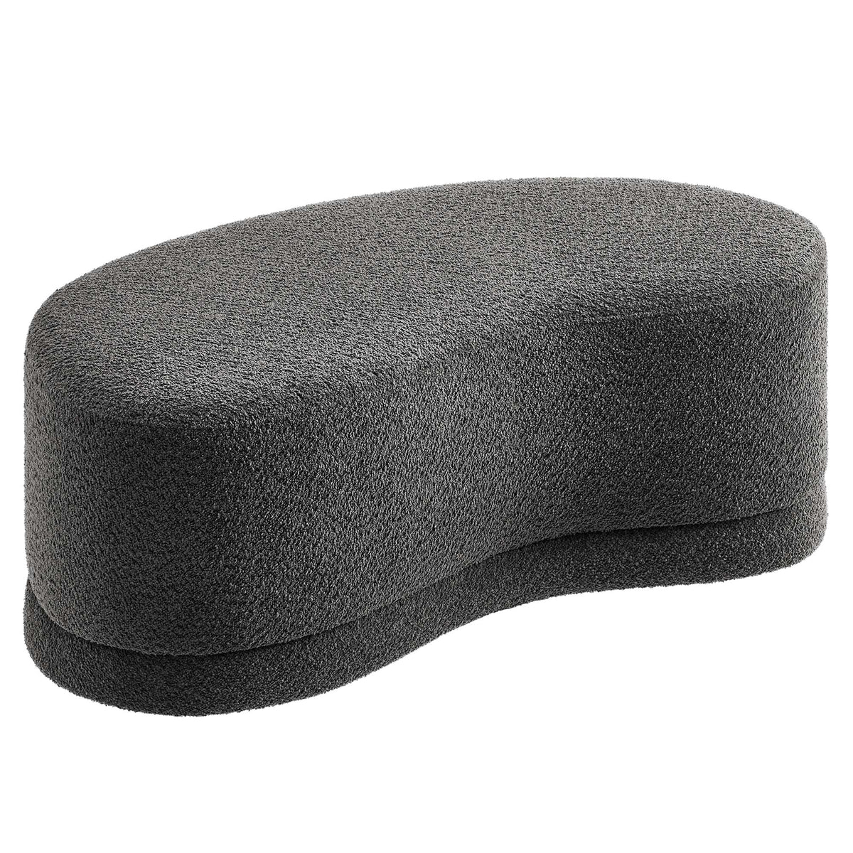Nimbus 48" Upholstered Ottoman Bench - Cast Slate