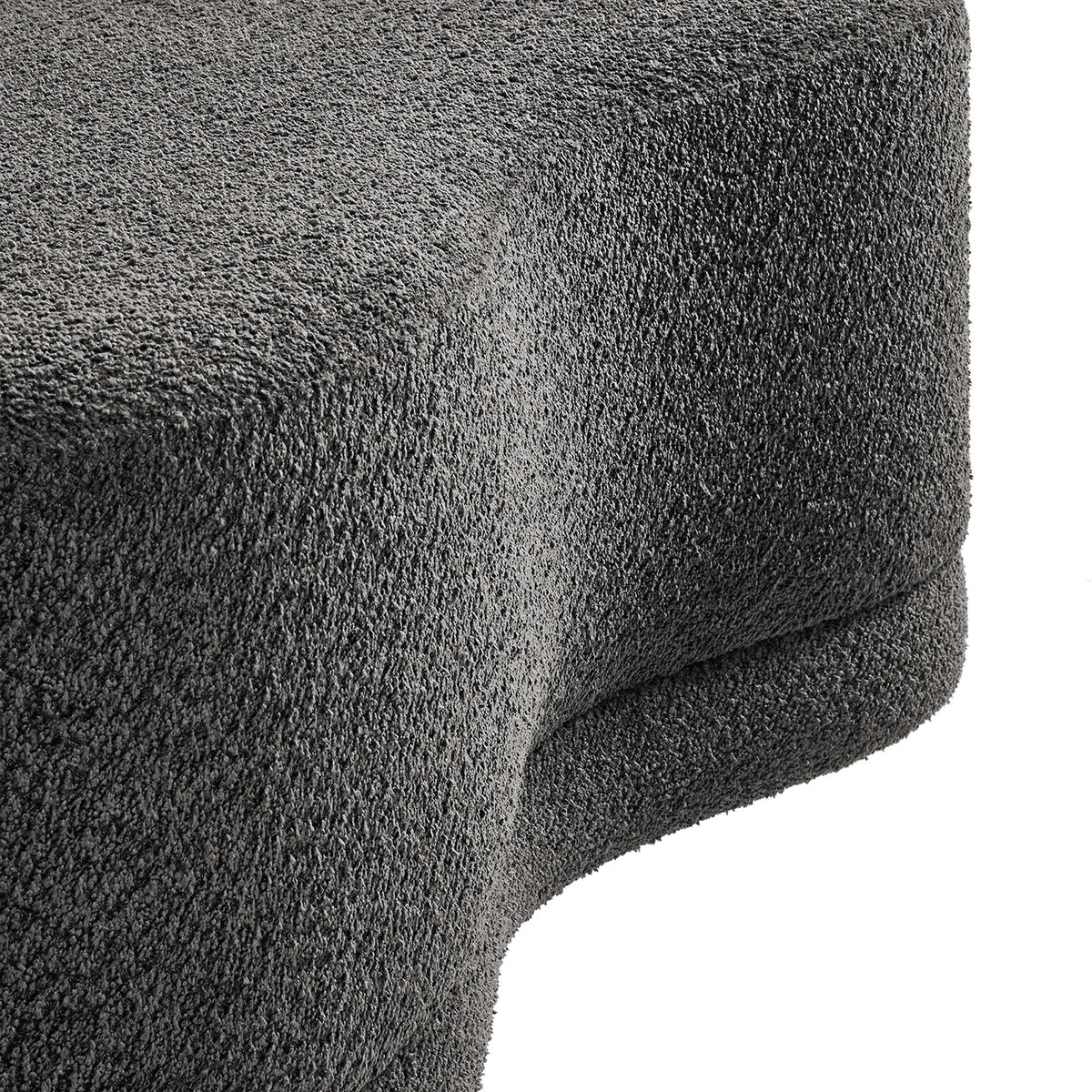 Nimbus 48" Upholstered Ottoman Bench - Cast Slate
