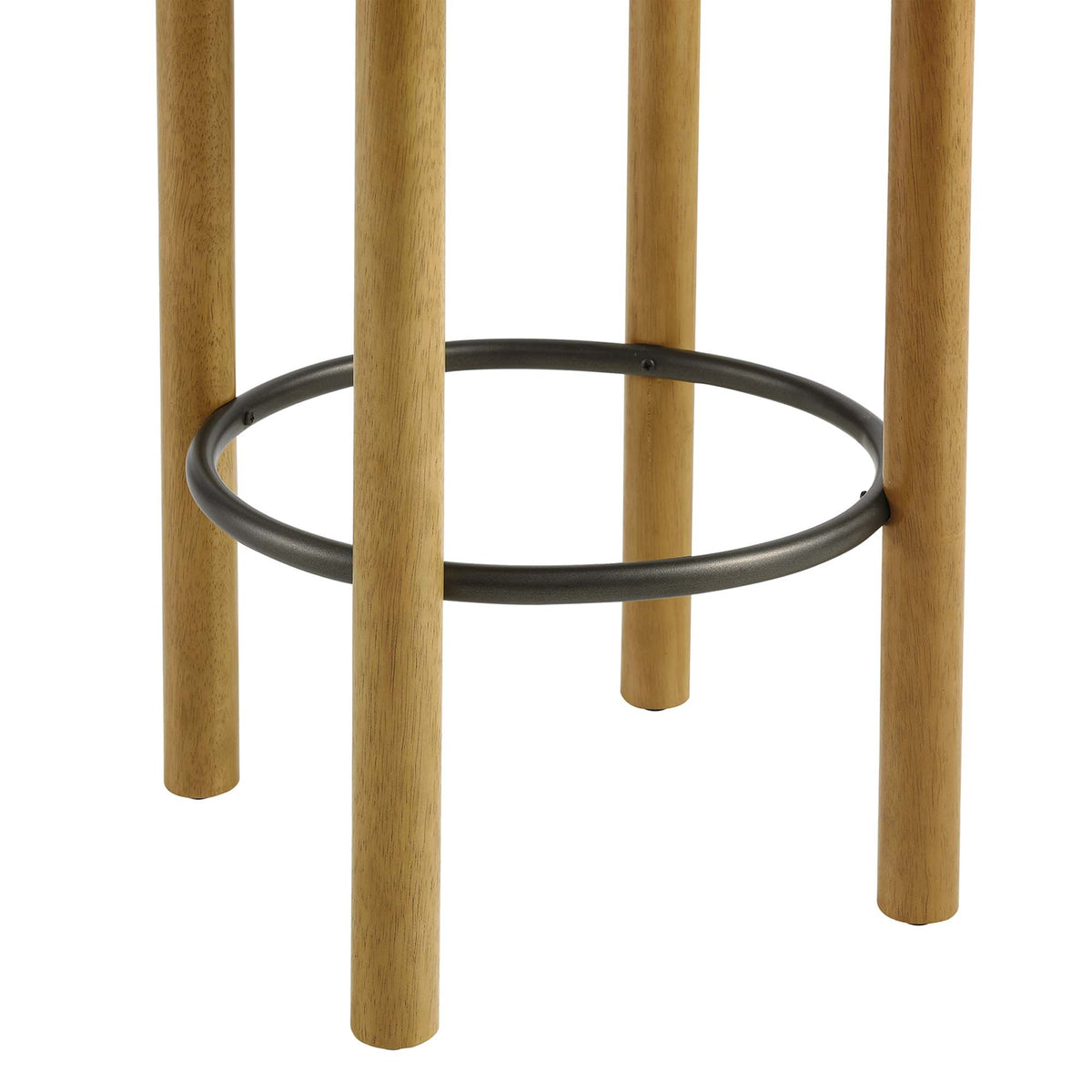 Fable Boucle Fabric Counter Stools Set of 2 - Oak Ivory