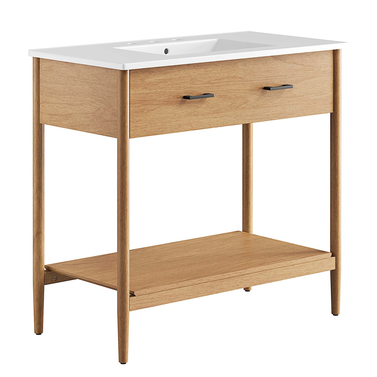 Zaire 36" Bathroom Vanity - Natural White