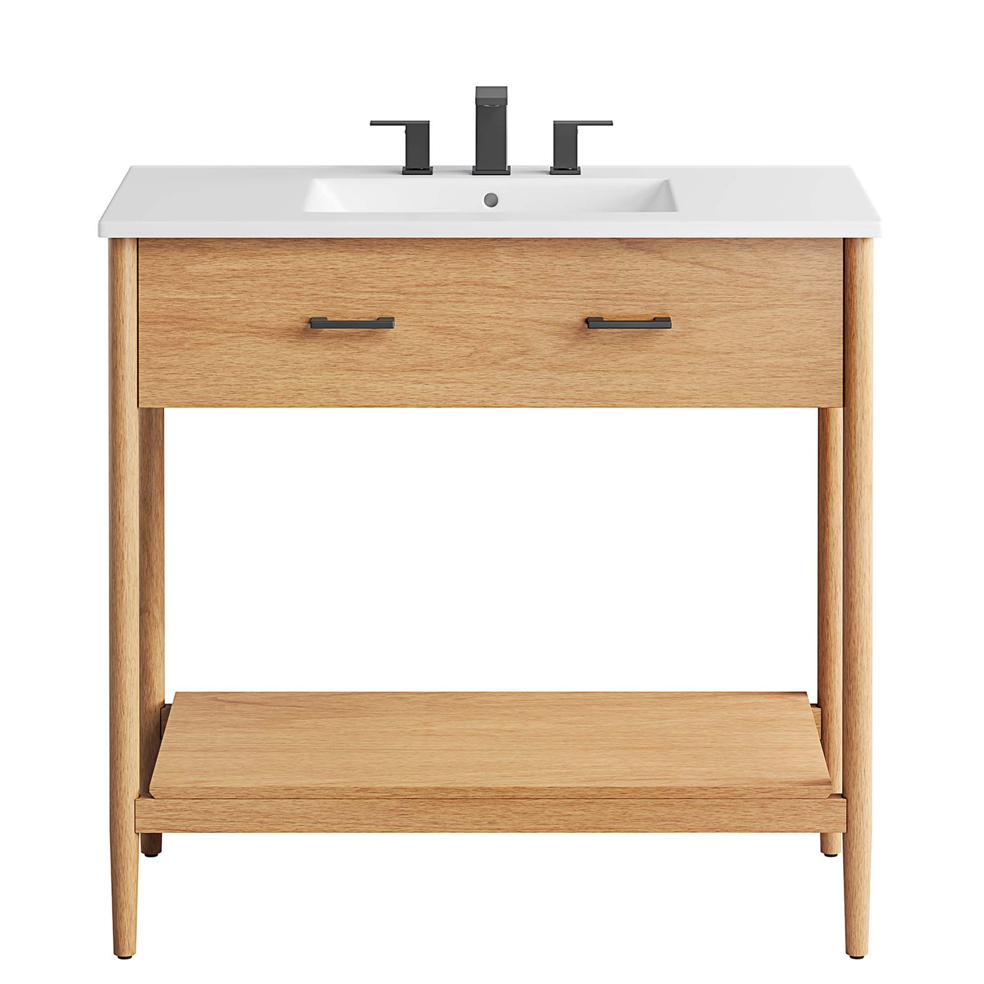 Zaire 36" Bathroom Vanity - Natural White