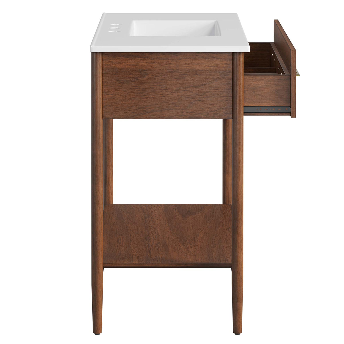Zaire 36" Bathroom Vanity - Walnut White