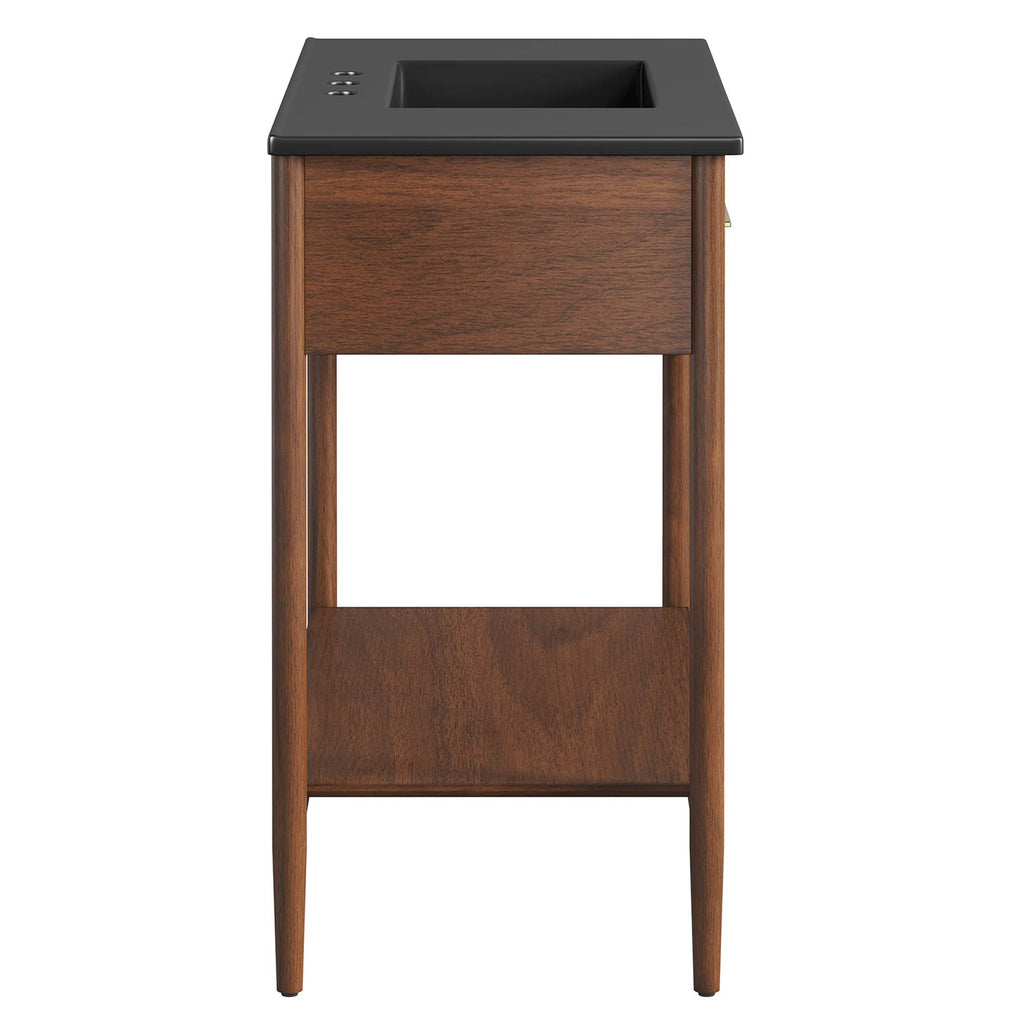 Zaire 36" Bathroom Vanity - Walnut Black