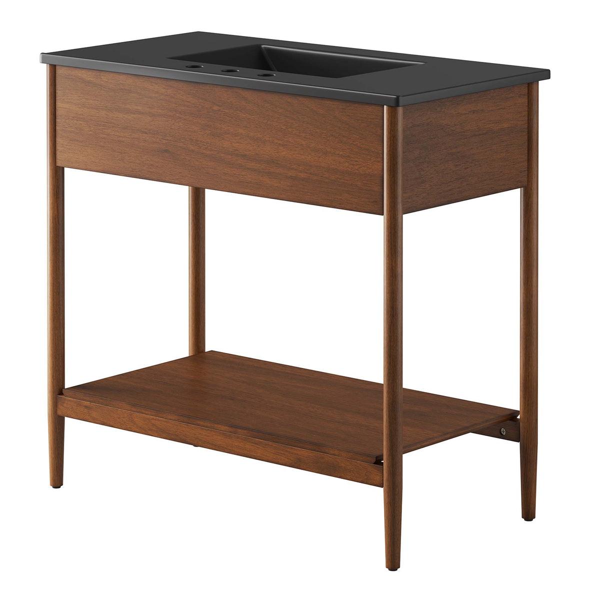 Zaire 36" Bathroom Vanity - Walnut Black