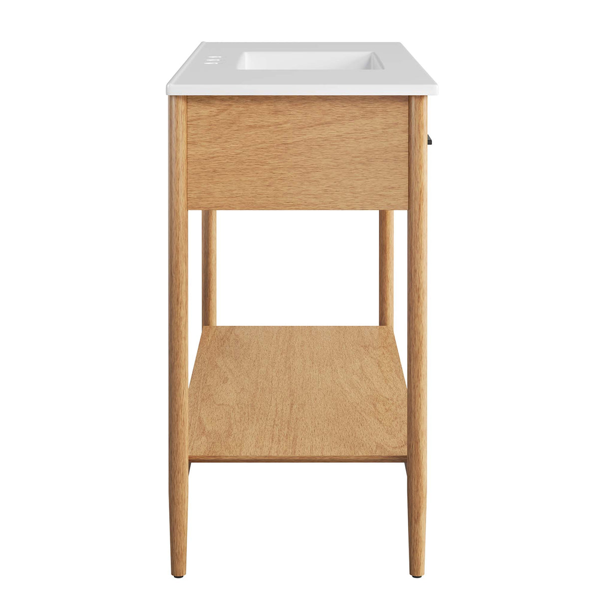 Zaire 48" Single Sink Bathroom Vanity - Natural White