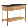 Zaire 48" Single Sink Bathroom Vanity - Natural Black